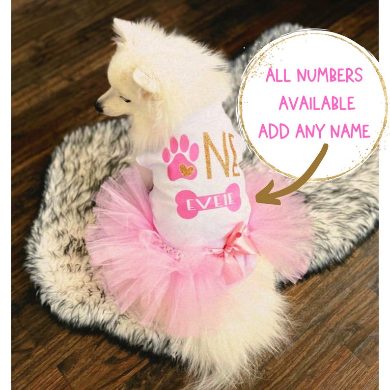 Dog Birthday Princess Tutu Dog Birthday Party Outfit Dog Etsy