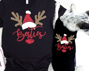 Fur Mama and Fur Baby Matching Christmas Day Shirts, Dog Matching Besties Shirts, Fur Mama Gifts