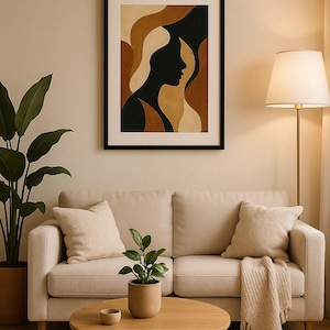 super vintage-modern home decoration digital print picture