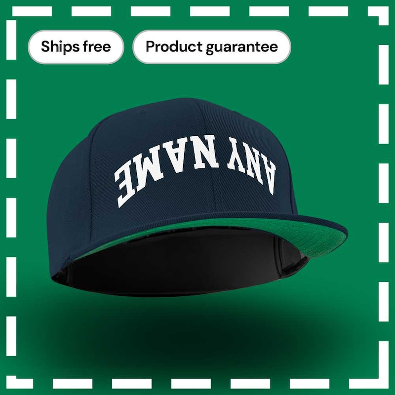 Hats With Upside Down Letters - Etsy