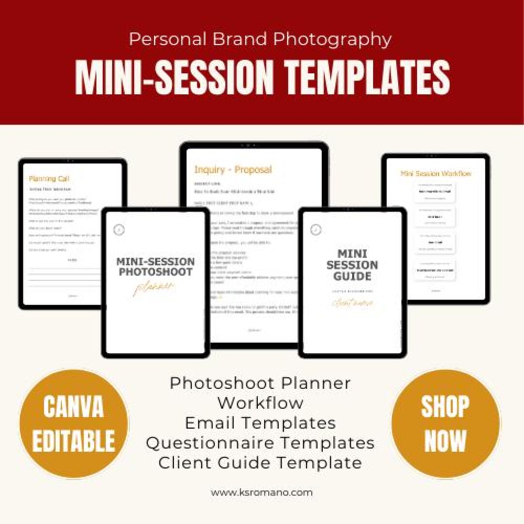 Digital Templates for Branding Photographers – Email Scripts, Client ...