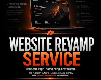 Website Revamp Service | Website Redesign, UI UX Upgrade, Conversion Optimization, Shopify WordPress Website Improvement