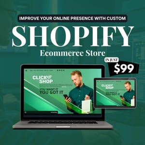 Custom Shopify-websiteontwerpservice | Inrichten en ontwikkelen van e-commercewinkel | Betaalbaar mobiel-geoptimaliseerd ontwerp