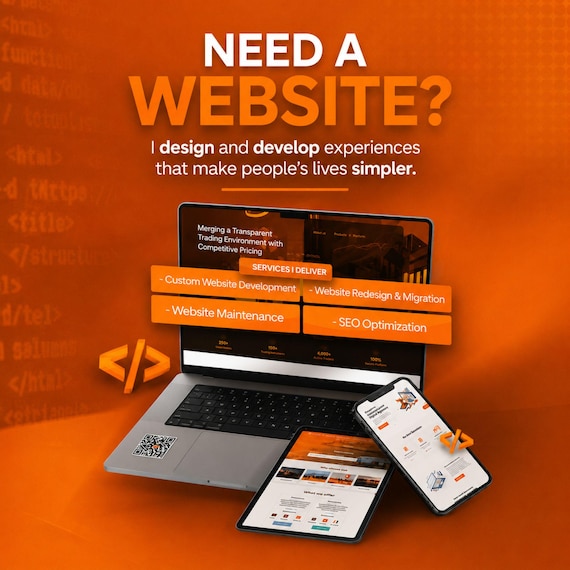 Custom Website Development Service | Responsive Website | WordPress Website Development | SEO Optimized Business Website | Website Redesign