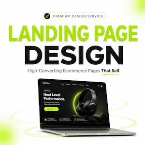 Landing Page Design Service | High Converting Ecommerce Landing Page | Sales Funnel UI UX Design | Website Conversion Design