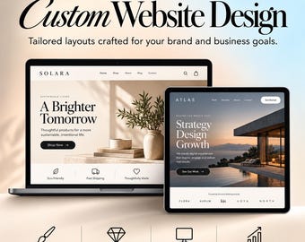 Custom Website Design Service | Professional Business Website, Modern Responsive Web Design, Ecommerce Website Development