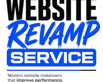 Website Revamp Service | Website Redesign, Modern Web Design, Responsive Development, Speed Optimization & Business Website
