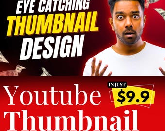 Professional YouTube Thumbnail Design | Eye-Catching Custom Graphics for Any Niche | Boost Clicks & Engagement | Youtube Clickbait Thumbnail
