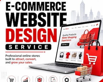 Ecommerce Website Design Service | Shopify Store Design, WooCommerce Website, Online Store Development, Conversion Focused UI UX