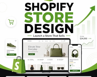Shopify Store Design Service | Shopify Website Development, Ecommerce Store Setup, Dropshipping Store Design, Conversion Focused Shopify