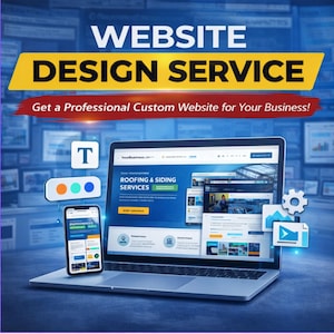 Website Design Service Custom Business Website Design Responsive Website Development for Small Business Ecommerce Website Design