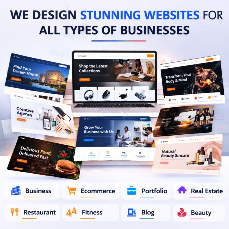 Website revamp service showing before and after redesign comparison of outdated and modern high converting website with improved UI UX, mobile responsive layout and SEO optimized structure.
website revamp, website redesign, website upgrade, ui ux design, modern website, mobile responsive, seo website, business website, website makeover, web design service, wordpress redesign, shopify redesign, website service