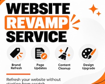 Website Redesign Service | Modern Website Revamp, WordPress Redesign, Business Website Update, Responsive Web Design
