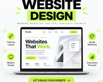 Custom Website Design Service | Professional Business Website, Ecommerce Store, Responsive Web Design, Website Development