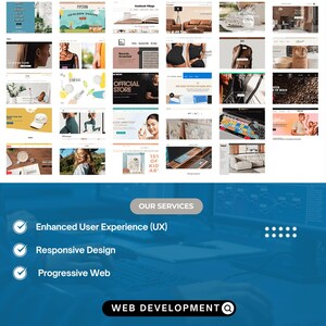 WordPress website development service banner showing custom responsive business website design displayed on laptop and mobile mockups. Professional WordPress development starting at $99, ideal for small businesses, entrepreneurs, and ecommerce brands needing modern, mobile-friendly, SEO optimized websites to improve online presence and attract more customers.