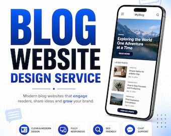 Blog Website Design Service | WordPress Blog Design, Personal Blog Website, SEO Friendly Blog Setup, Responsive Blog Development