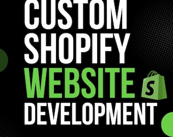 Desarrollo de sitios web personalizados de Shopify / Diseños profesionales de tiendas de comercio electrónico / Servicio de desarrollo de tiendas Shopify / Tienda de comercio electrónico en línea