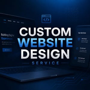 Custom Website Design Service | Professional Business Website Development | Responsive WordPress Shopify Website Design | SEO Optimized Web