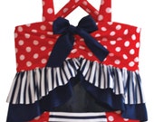 Lisa Bikini in Independence 2020 Collection (Size 4T - 12) girls tween retro vintage bikini 2 piece tankini swimsuit summer sunsuit outfit