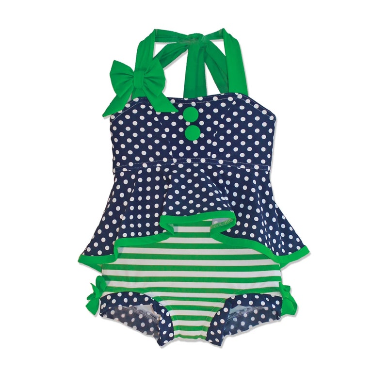 peplum tankini swimsuit