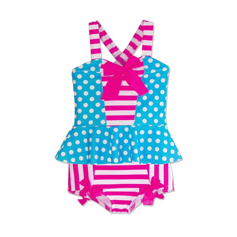 peplum tankini swimsuit