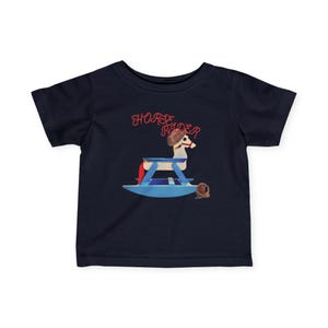 Infant Fine Jersey Tee, Horse riding, summer, Outdoor