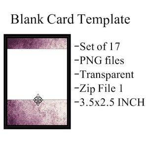 Cadres de cartes Pokémon personnalisés et MTG - Modèles de cartes à collectionner TCG PNG - Lot de 17 fond transparent