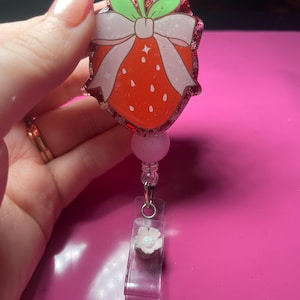 Strawberry Badge Reel