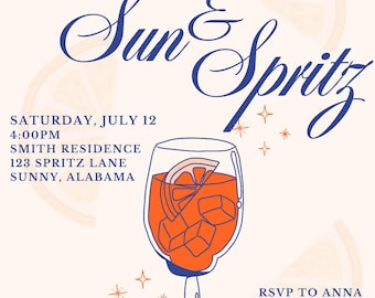 Invito alla festa Sun & Spritz