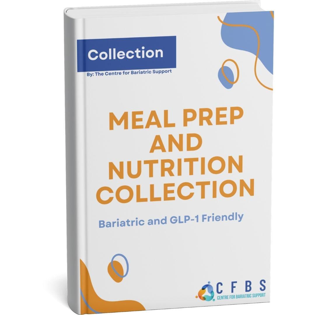 Weekly Food Tracker & Journal Workbook | Bariatric and GLP-1 Friendly ...