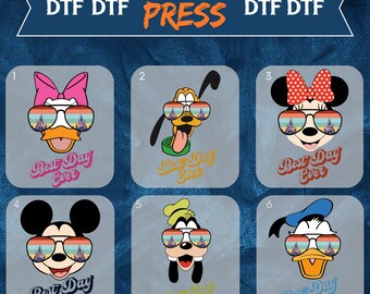 Disney Best Day Ever Disney DTF Transfer Bundle: Magic Kingdom Ready To Press