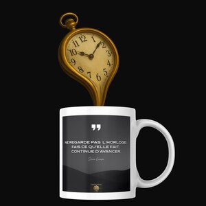 Don't watch the clock. Do what it does: keep moving forward. – Sam Levenson, HEADBOOST Edition (Mindset Quote Mug)