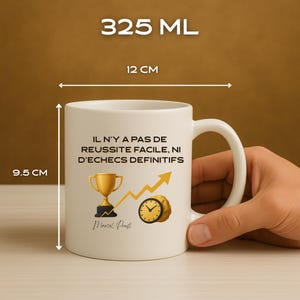 There is no easy success, nor definitive failure – Marcel Proust, HEADBOOST edition (Inspirational mindset mug)