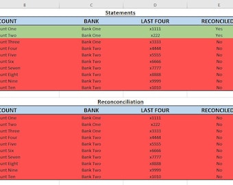 Reconciliation Tracker