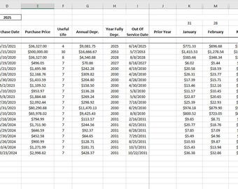 Depreciation Tracker