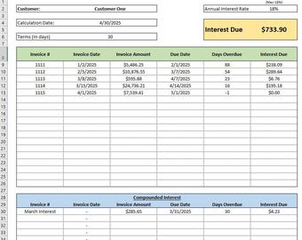 Customer Interest Calculator & Tracker