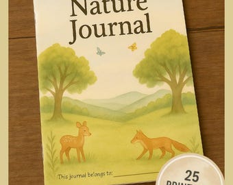 Diario de naturaleza para niños: ejercicios y actividades imprimibles (PDF)