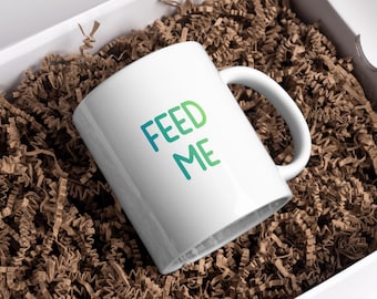 Feed Me SVG | Feed Me PNG | Feed Me-clipart | Grappige keuken digitale download voor Cricut & Silhouette | Feed Me direct downloaden | Woordkunst