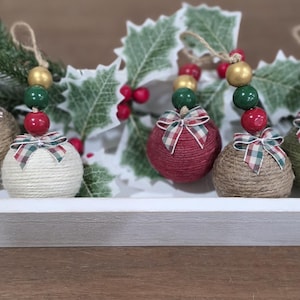 Rustic Christmas Ornaments