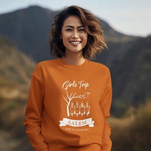 Girls Trip Salem Sweatshirt: Spooky Season Halloween Shirt