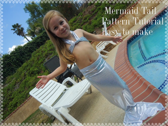 Mermaid Tail Pattern and Tutorial 2 Sizes Pdf Instant