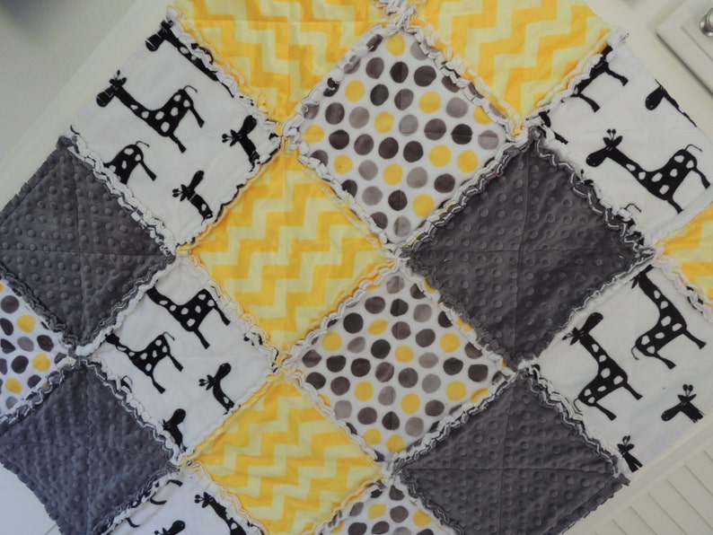 Rag Quilt Pattern Tutorial Easy to Make With Photos Etsy