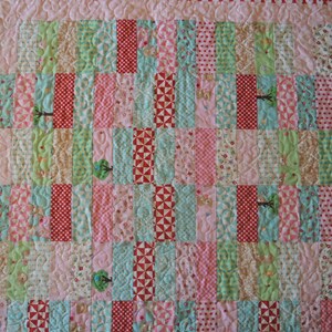 Teddy Bear Picnic Jelly Roll Baby Quilt Pattern Tutorial, pdf, Super Simple with Photos image 5