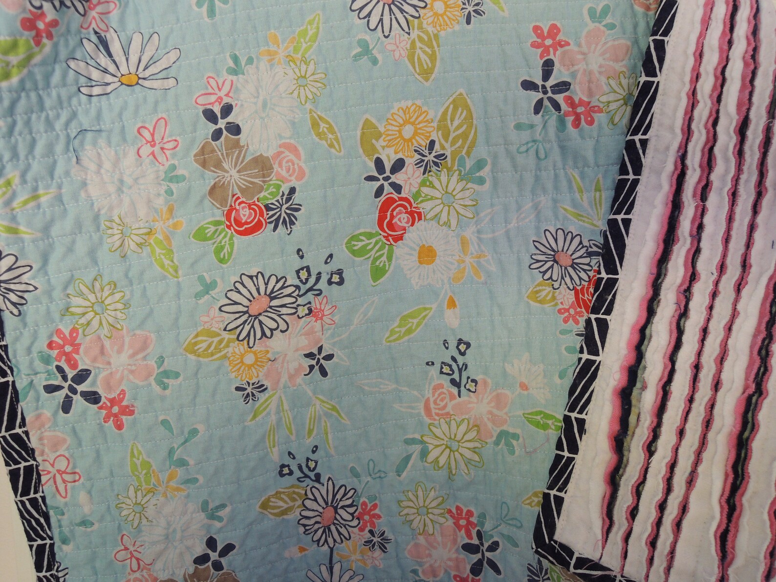 Super Simple Chenille Baby Quilt Pattern Tutorial With Photos Etsy