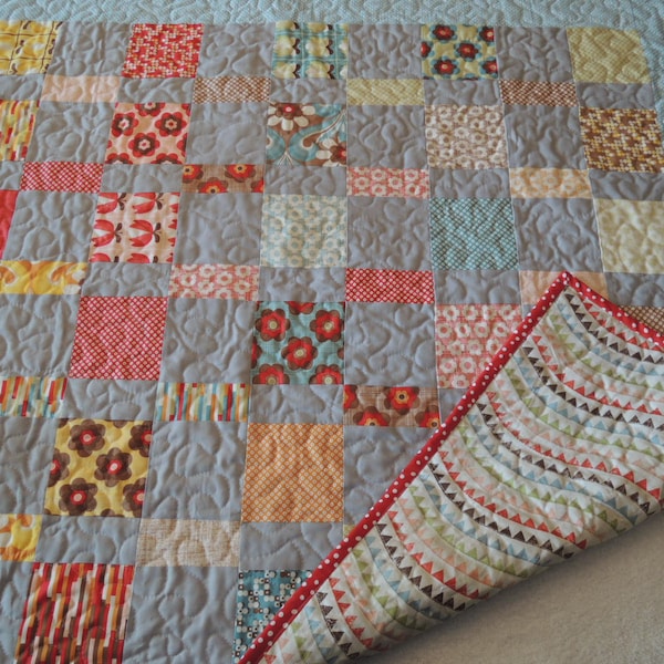 Boho Charm Pack EASY Quilt Pattern Tutorial with photos, pdf,