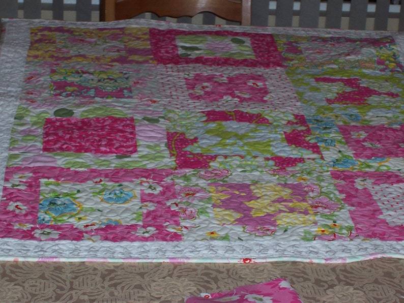 Large Framed Block Style Quilt Pattern Tutorial Pdf. Etsy