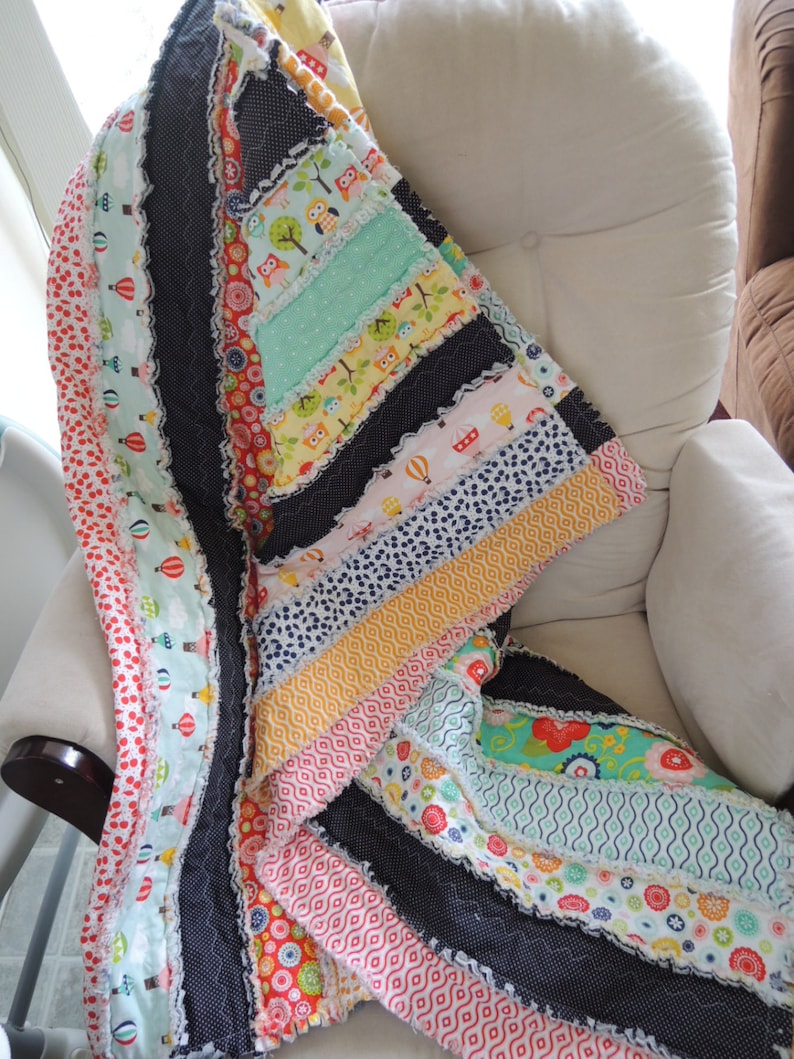 Lazy Days Jelly Roll Rag Quilt Pattern Tutorial Easy to Make Etsy