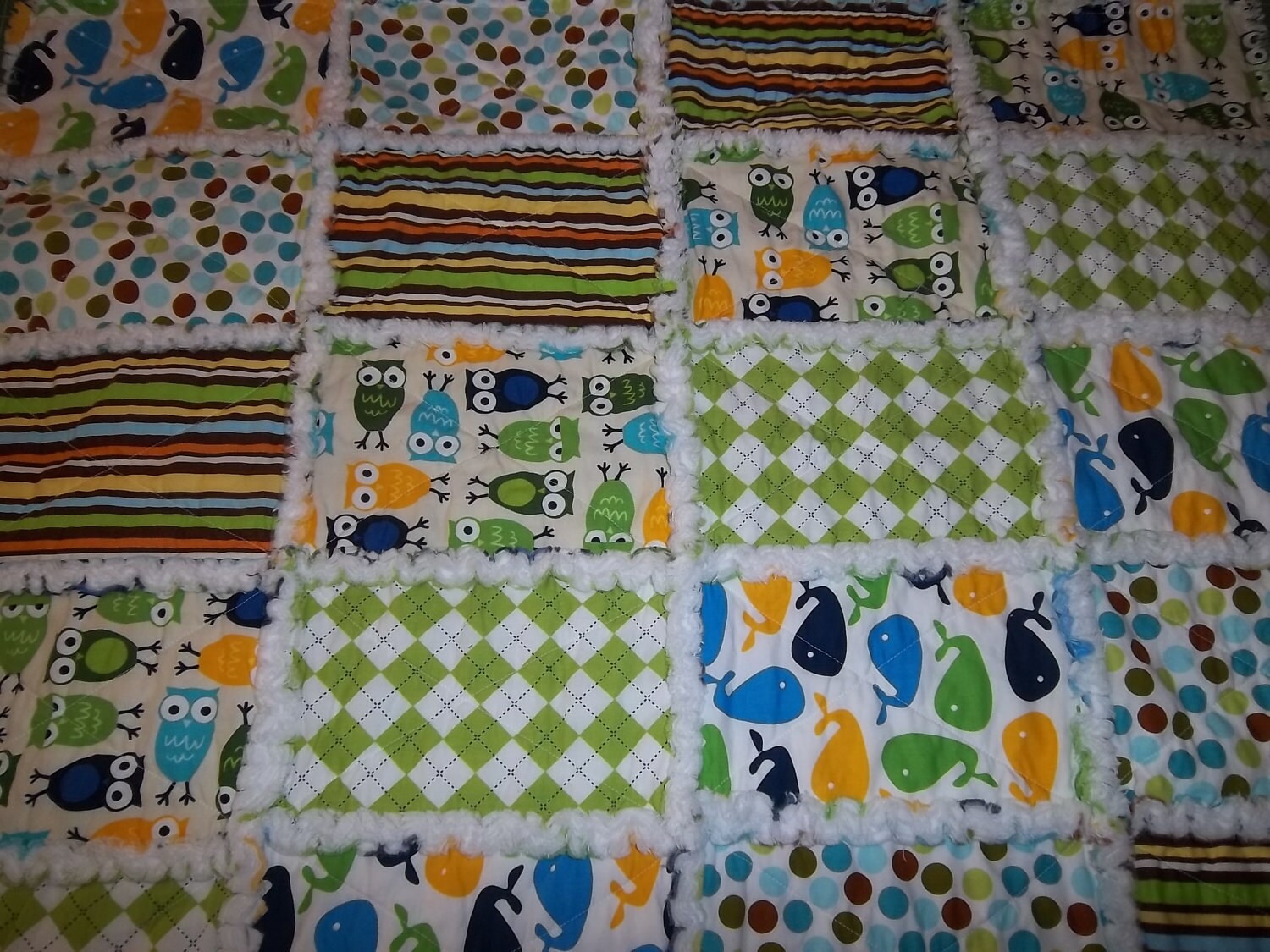 Easy Cross Pattern Rag Quilt Rag Quilt Pattern Tutorial, Easy to Make With Photos, Pdf File, INSTANT ...