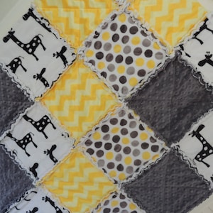Easy Rag Quilt, Sensory Quilt, Security Blanket Pattern Tutorial w Photos, pdf