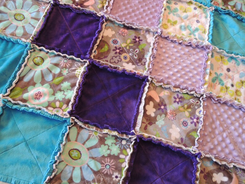 Rag Quilt Pattern Tutorial, Easy to make with photos image 6